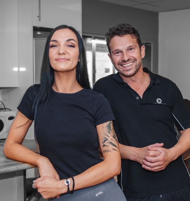 Laura och Michail på Citypraktiken i Borås