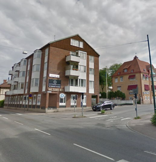 Karta till Citypraktiken Borås